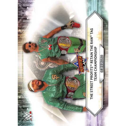 2021 Topps #93 The Street Profits NM-MT Wrestling Card - Non-Sports Card Single