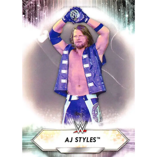 2021 Topps #96 AJ Styles NM-MT Wrestling Card - Wrestling Card Single