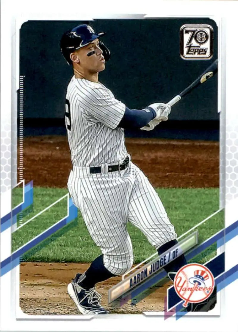 2021 Topps #99 Aaron Judge NM-MT New York Yankees Baseball Card - Baseball Card Single