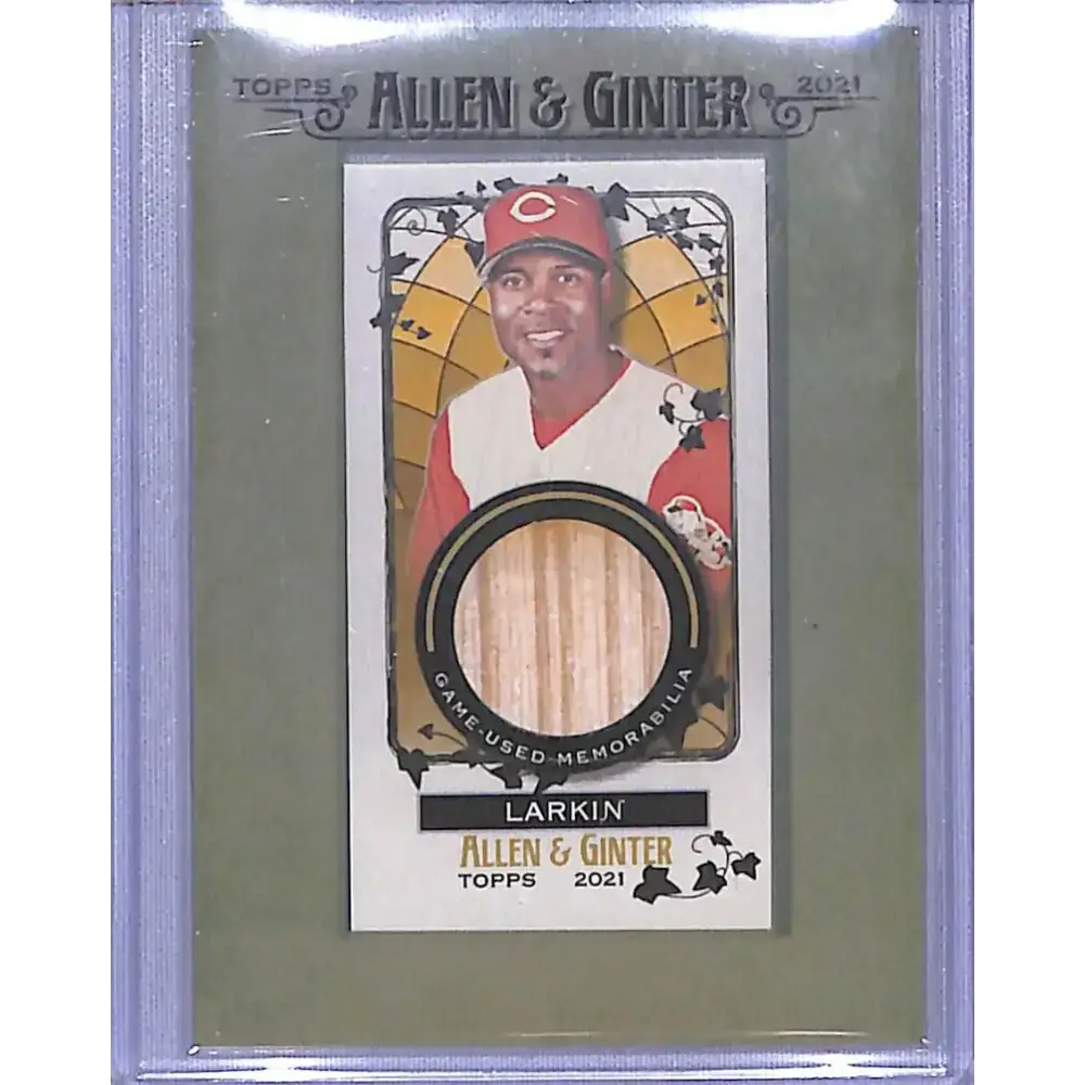 2021 Topps Allen & Ginter Mini Relic #MFR-BL Barry Larkin NM-MT MEM Cincinnati Reds - Baseball Card Single