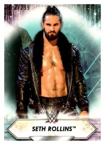 2021 Topps Aqua #164 Seth Rollins NM-MT 017/299 - Non-Sports Card Single
