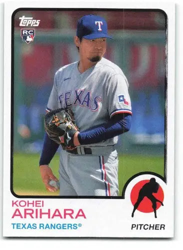 2021 Topps Archives Kohei Arihara baseball card with original gloss and EX/NM condition