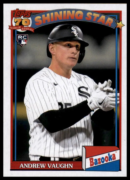2021 Topps Archives - 1991 Topps Bazooka Shining Stars Complete Set Choose Pick - 91BZ-10 Andrew Vaughn - Baseball Card