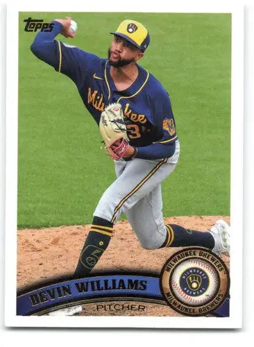 2021 Topps Archives #260 Devin Williams NM Near Mint Brewers - Baseball Card Single