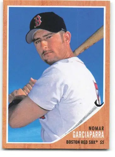Nomar Garciaparra baseball card from 2021 Topps Archives with original gloss and Red Sox appeal