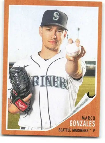 2021 Topps Archives #78 Marco Gonzales NM Near Mint Mariners - Baseball Card Single