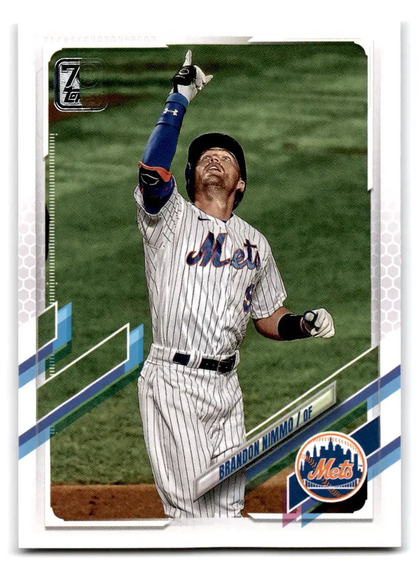 2021 Topps Baseball Brandon Nimmo #106 Mets - Baseball Card Single