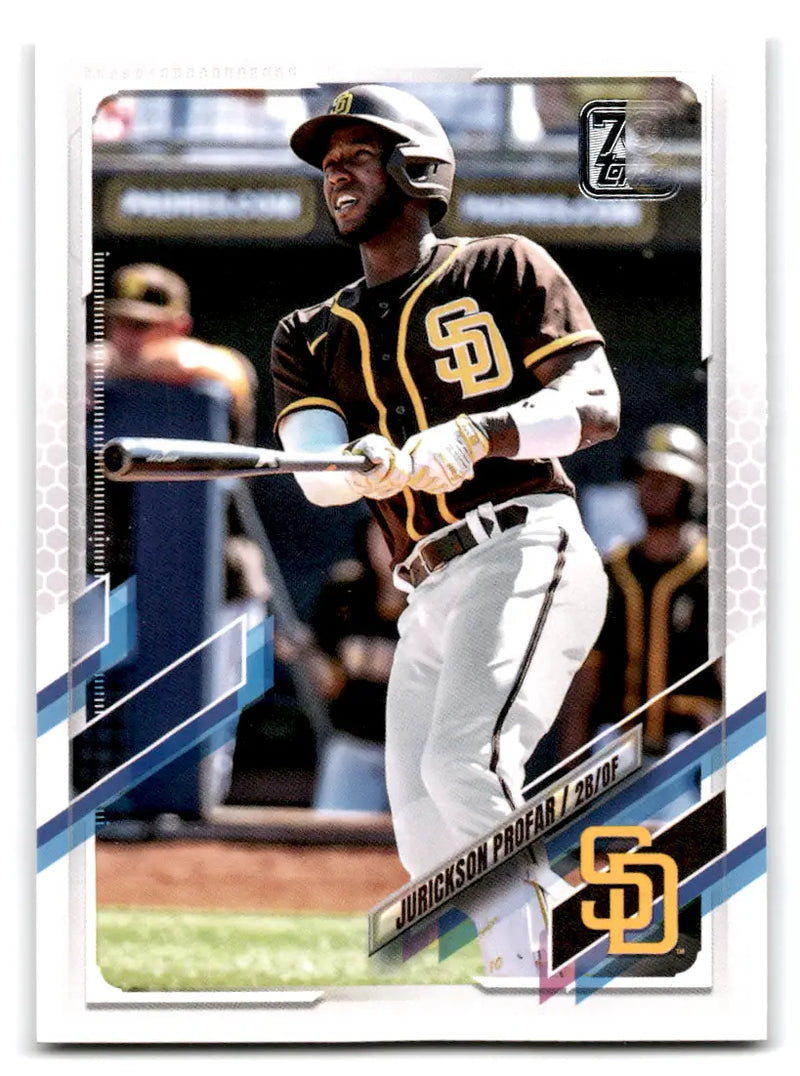 2021 Topps Baseball Jurickson Profar #266 Padres - Baseball Card Single