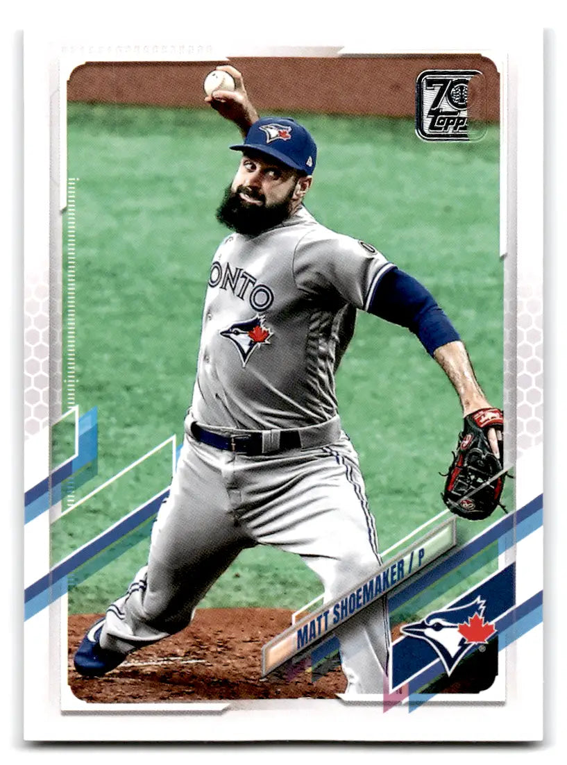 2021 Topps Baseball Matt Shoemaker #313 Toronto Blue Jays - Baseball Card Single