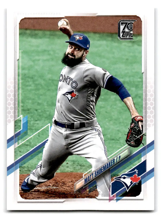 2021 Topps Baseball Matt Shoemaker #313 Toronto Blue Jays - Baseball Card Single
