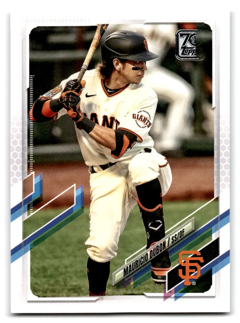 2021 Topps Baseball Mauricio Dubon #8 Giants - Baseball Card Single