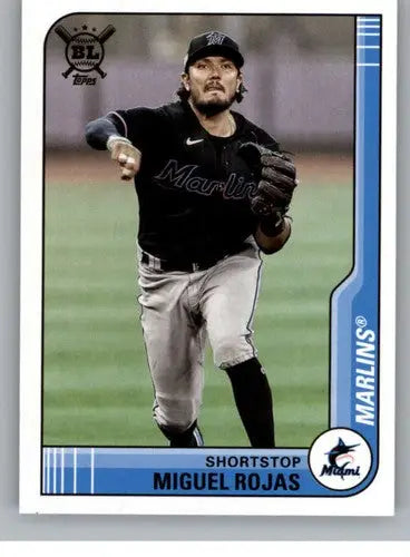 2021 Topps Big League #119 Miguel Rojas NM-MT Marlins ID:42607 - Baseball Card Single