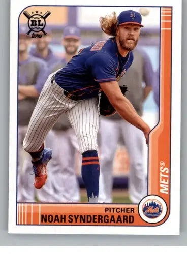 2021 Topps Big League #125 Noah Syndergaard NM-MT Mets ID:42612 - Baseball Card Single