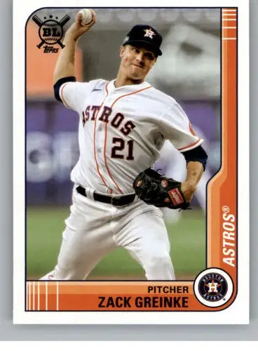 2021 Topps Big League #150 Zack Greinke NM-MT Astros ID:42628 - Baseball Card Single