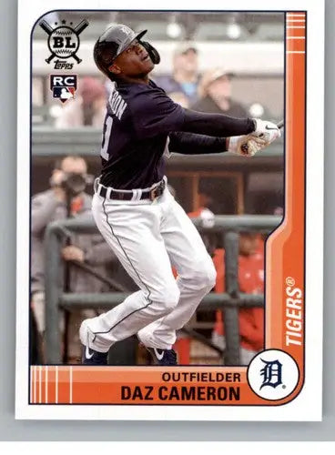 Daz Cameron baseball card from 2021 Topps Big League Tigers RC NM-MT