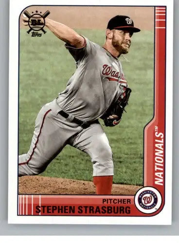 2021 Topps Big League #171 Stephen Strasburg NM-MT Nationals ID:42643 - Baseball Card Single