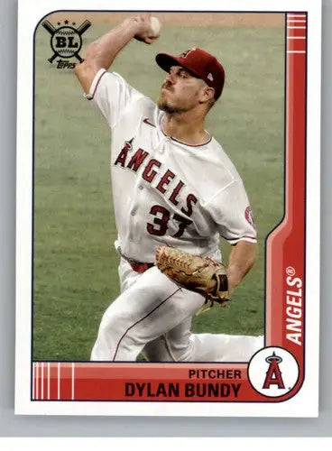 2021 Topps Big League Dylan Bundy baseball card Angels NM-MT collectible