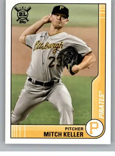 2021 Topps Big League Mitch Keller baseball card Pirates NM-MT collectible ID 42671