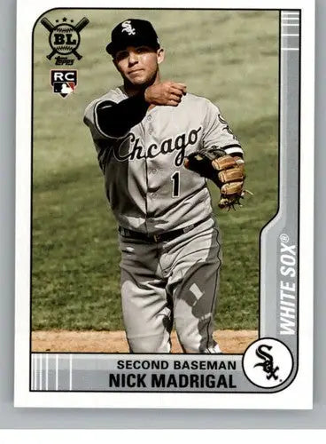 2021 Topps Big League #19 Nick Madrigal NM-MT RC Rookie White Sox ID:41948 - Baseball Card Single