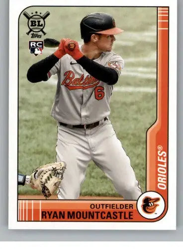 2021 Topps Big League Ryan Mountcastle rookie baseball card Orioles ID 42650