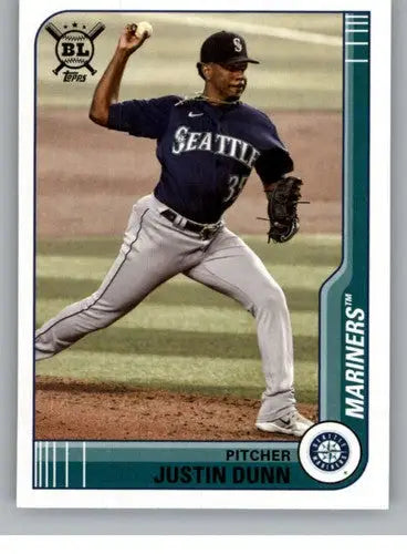 2021 Topps Big League #2 Justin Dunn NM-MT Mariners ID:41935 - Baseball Card Single