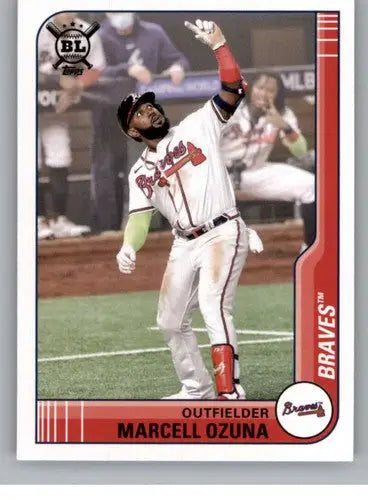 2021 Topps Big League #208 Marcell Ozuna NM-MT Braves ID:42687 - Baseball Card Single
