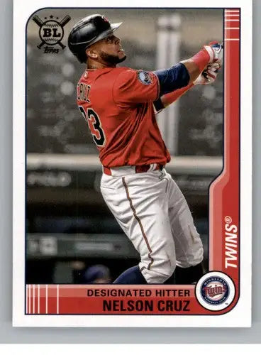 Nelson Cruz baseball card from 2021 Topps Big League with original gloss perfect for collectors