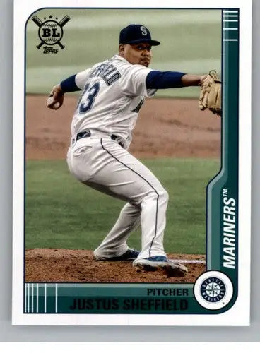 2021 Topps Big League #217 Justus Sheffield NM-MT Mariners ID:42698 - Baseball Card Single