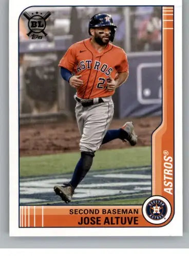 2021 Topps Big League Jose Altuve baseball card Astros NM-MT collectible