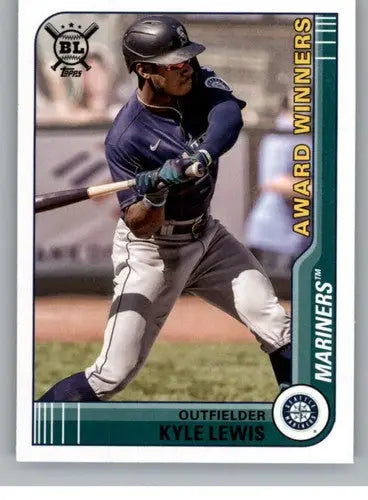 2021 Topps Big League Kyle Lewis baseball card original gloss Mariners rookie NM-MT