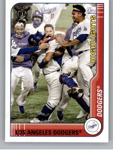2021 Topps Big League #286 Los Angeles Dodgers NM-MT Dodgers ID:42760 - Baseball Card Single