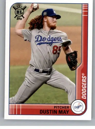2021 Topps Big League #30 Dustin May NM-MT Dodgers ID:41956 - Baseball Card Single