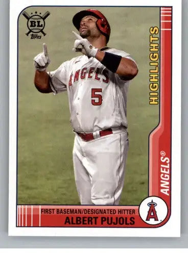 2021 Topps Big League #300 Albert Pujols NM-MT Angels ID:42775 - Baseball Card Single