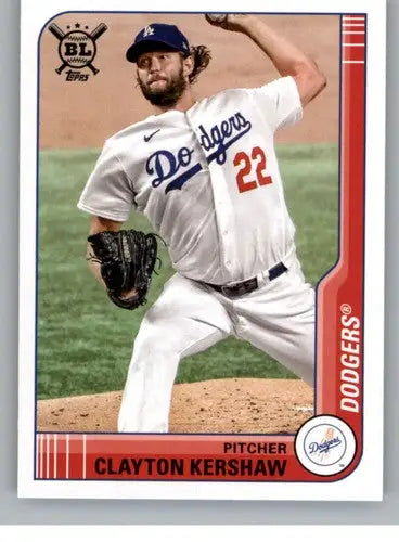 2021 Topps Big League #37 Clayton Kershaw NM-MT Dodgers ID:41961 - Baseball Card Single