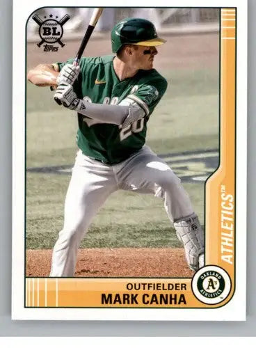 2021 Topps Big League Mark Canha baseball card Athletics NM-MT collectible