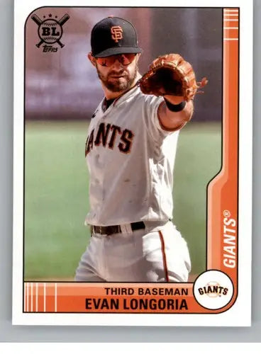 2021 Topps Big League #44 Evan Longoria NM-MT Giants ID:41966 - Baseball Card Single