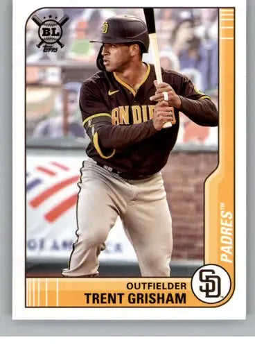 2021 Topps Big League Trent Grisham Padres baseball card NM-MT big league collectible