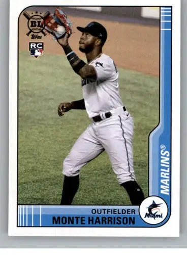 2021 Topps Big League #74 Monte Harrison NM-MT RC Rookie Marlins ID:42563 - Baseball Card Single