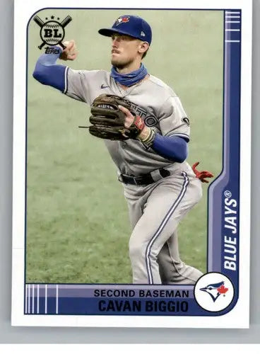 2021 Topps Big League Cavan Biggio baseball card Blue Jays ID 42567 NM-MT