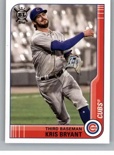 Original gloss 2021 Topps Big League Kris Bryant baseball card Cubs ID 42571