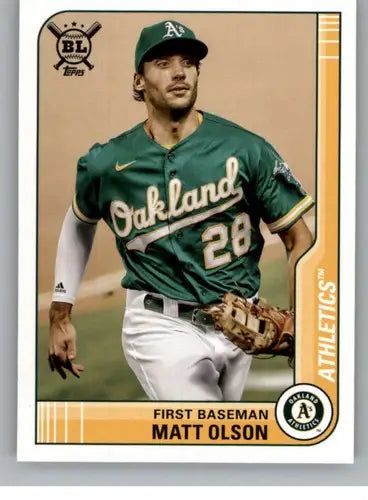 2021 Topps Big League #95 Matt Olson NM-MT Athletics ID:42588 - Baseball Card Single