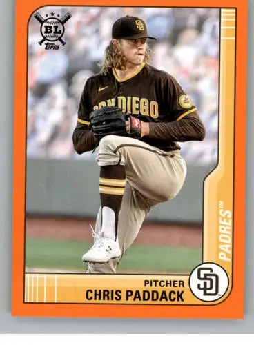 2021 Topps Big League Orange Chris Paddack Padres baseball card NM-MT