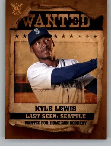 2021 Topps Big League Kyle Lewis baseball card with original gloss Mariners ID 41691
