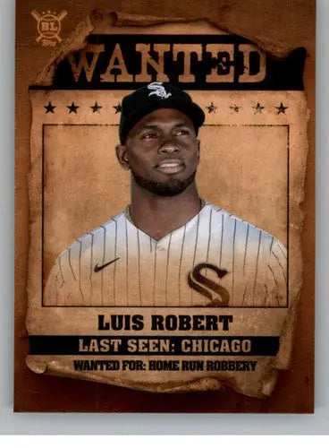 Luis Robert baseball card from 2021 Topps Big League sports cards collection