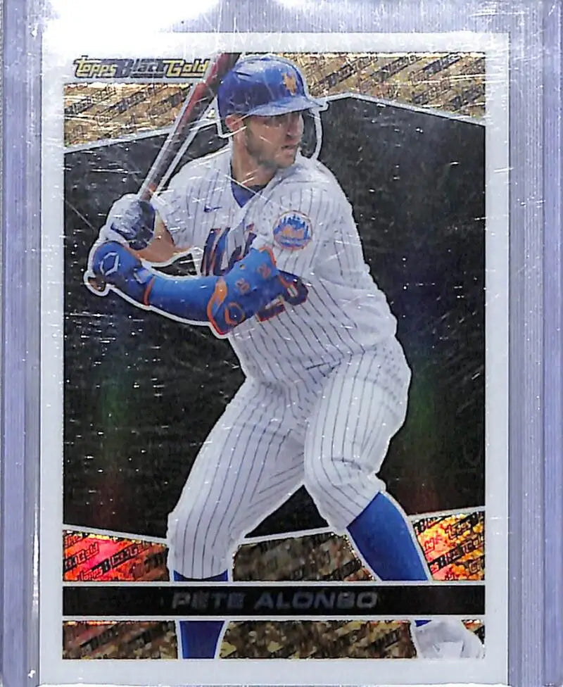 2021 Topps Black Gold #BGC-14 Pete Alonso NM-MT New York Mets