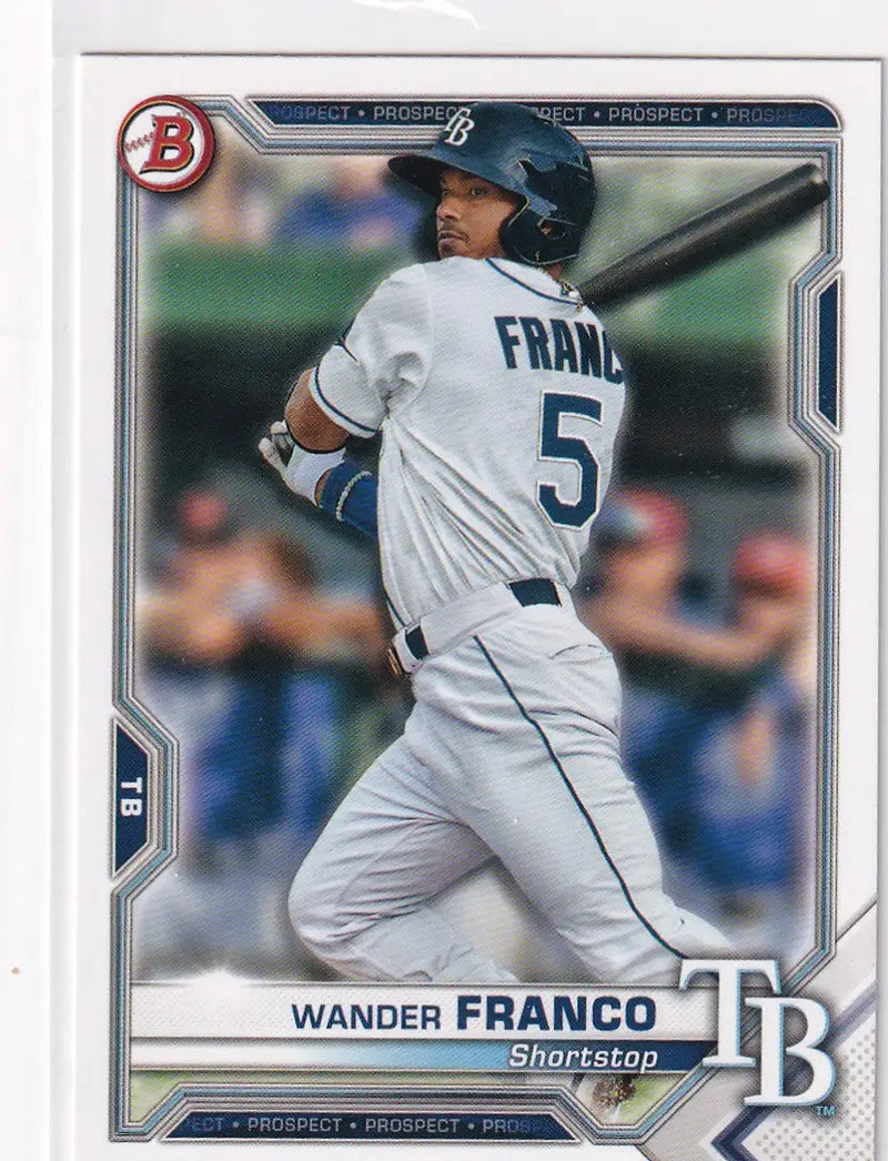 2021 TOPPS BOWMAN #BP-57 WANDER FRANCO- TAMPA BAY RAYS - Baseball Card Single