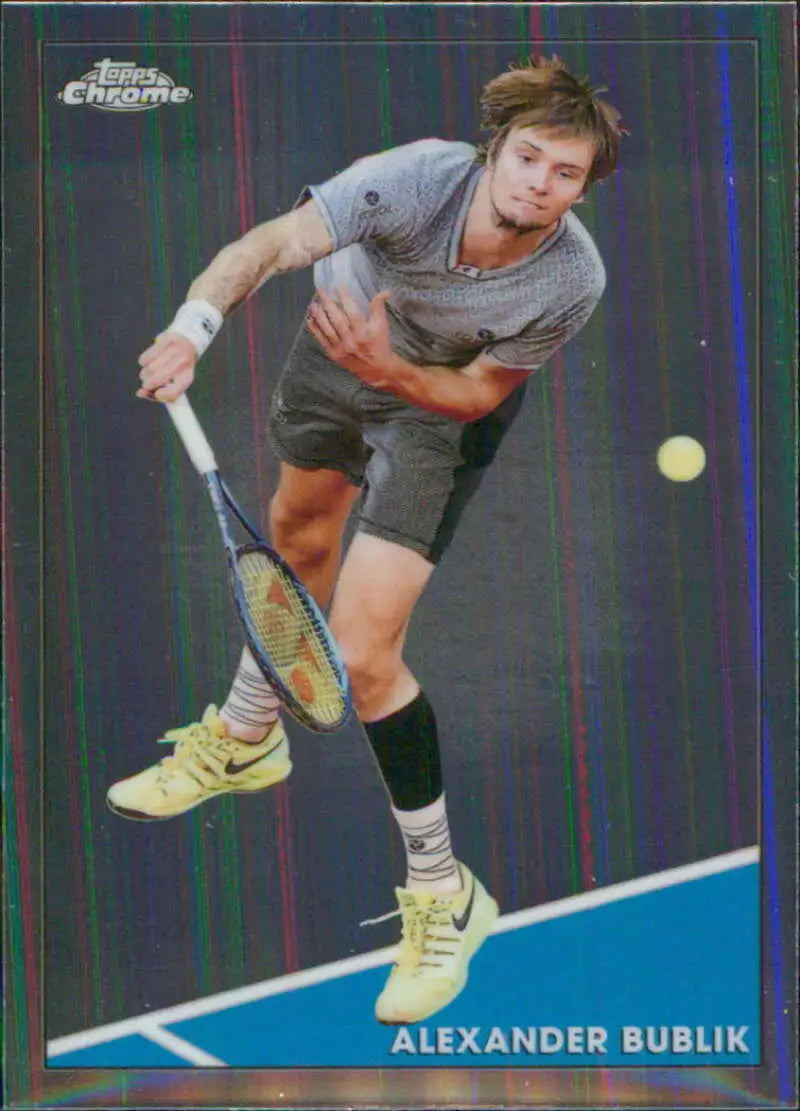 2021 Topps Chrome #10 Alexander Bublik EX Excellent Tennis Card - Other