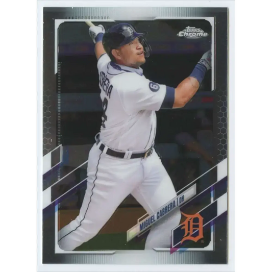 2021 Topps Chrome #10 Miguel Cabrera NM-MT Detroit Tigers Baseball Card - Baseball Card Single