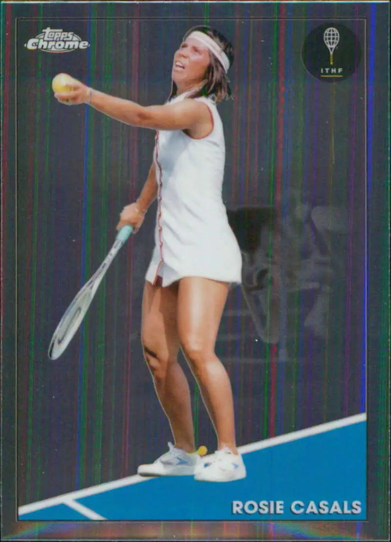 2021 Topps Chrome #11 Rosie Casals EX Excellent Tennis Card - Tennis Card Single