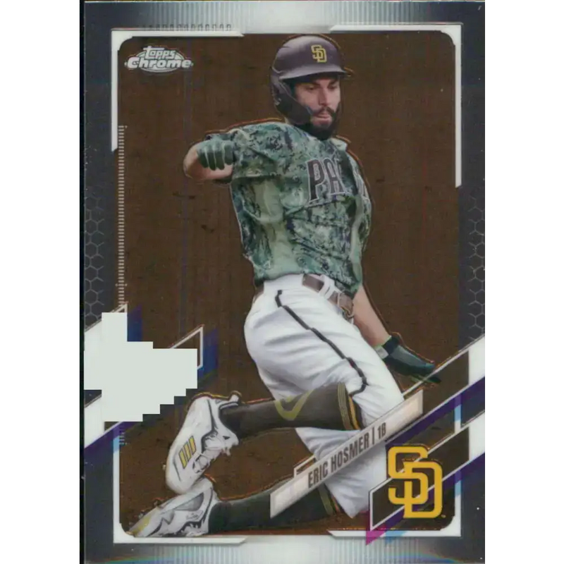 2021 Topps Chrome #112 Eric Hosmer NM-MT San Diego Padres Baseball Card - Baseball Card Single